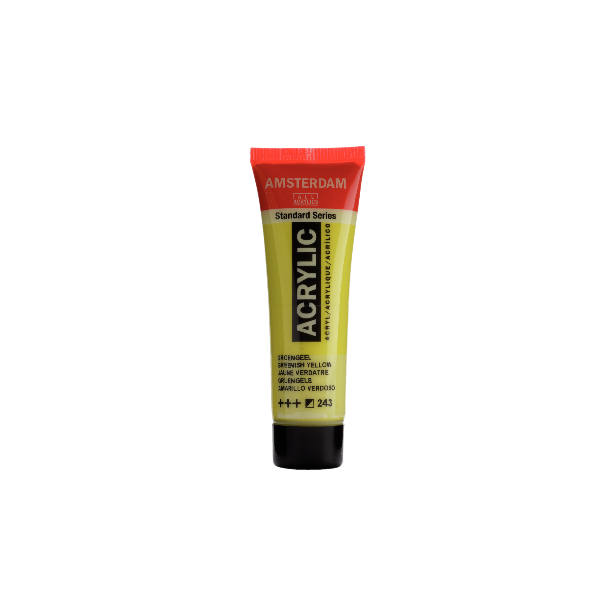 Verf - Acryl - 243 - Groen geel - Amsterdam - 20ml