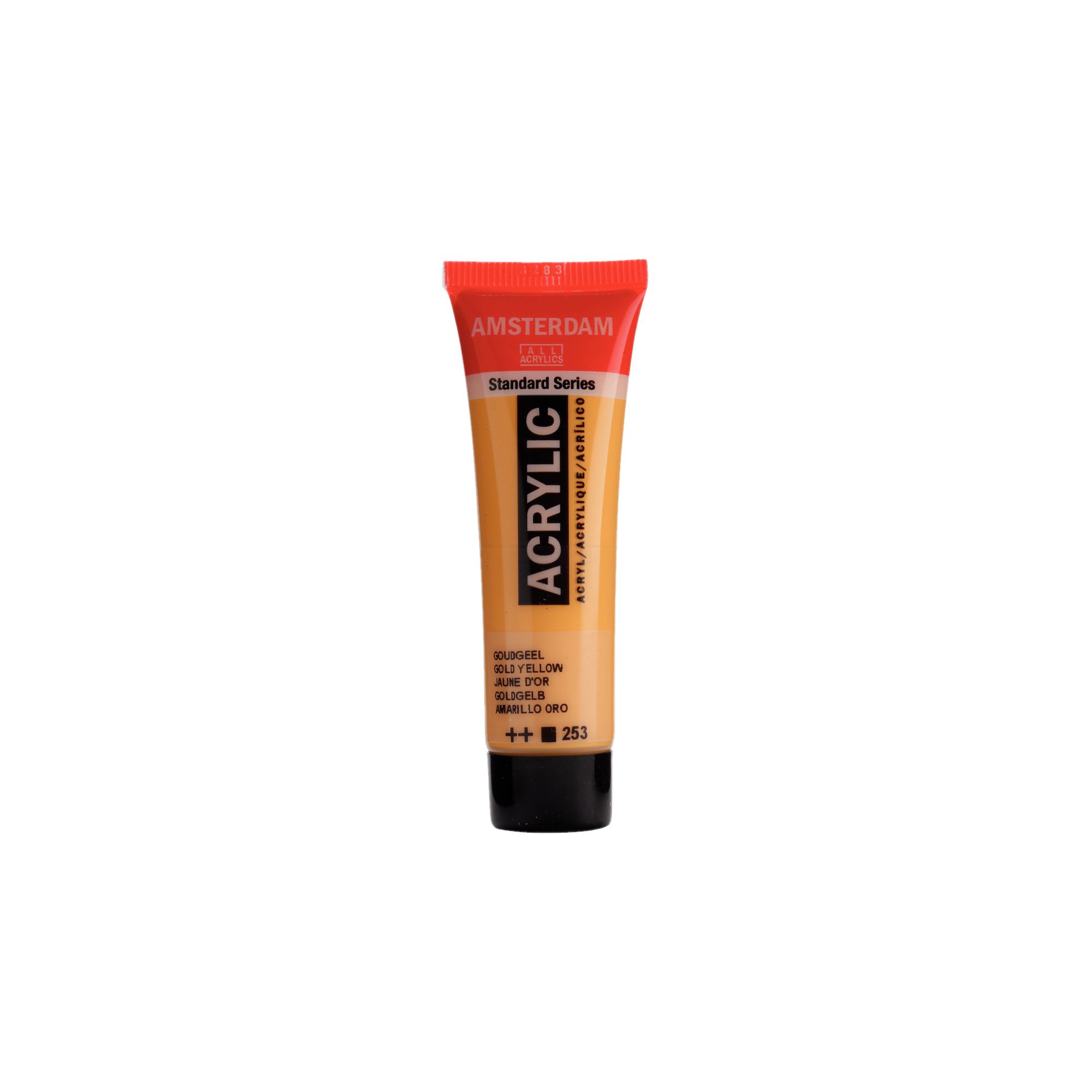 Verf - Acryl - 253 - Goud geel - Amsterdam - 20ml