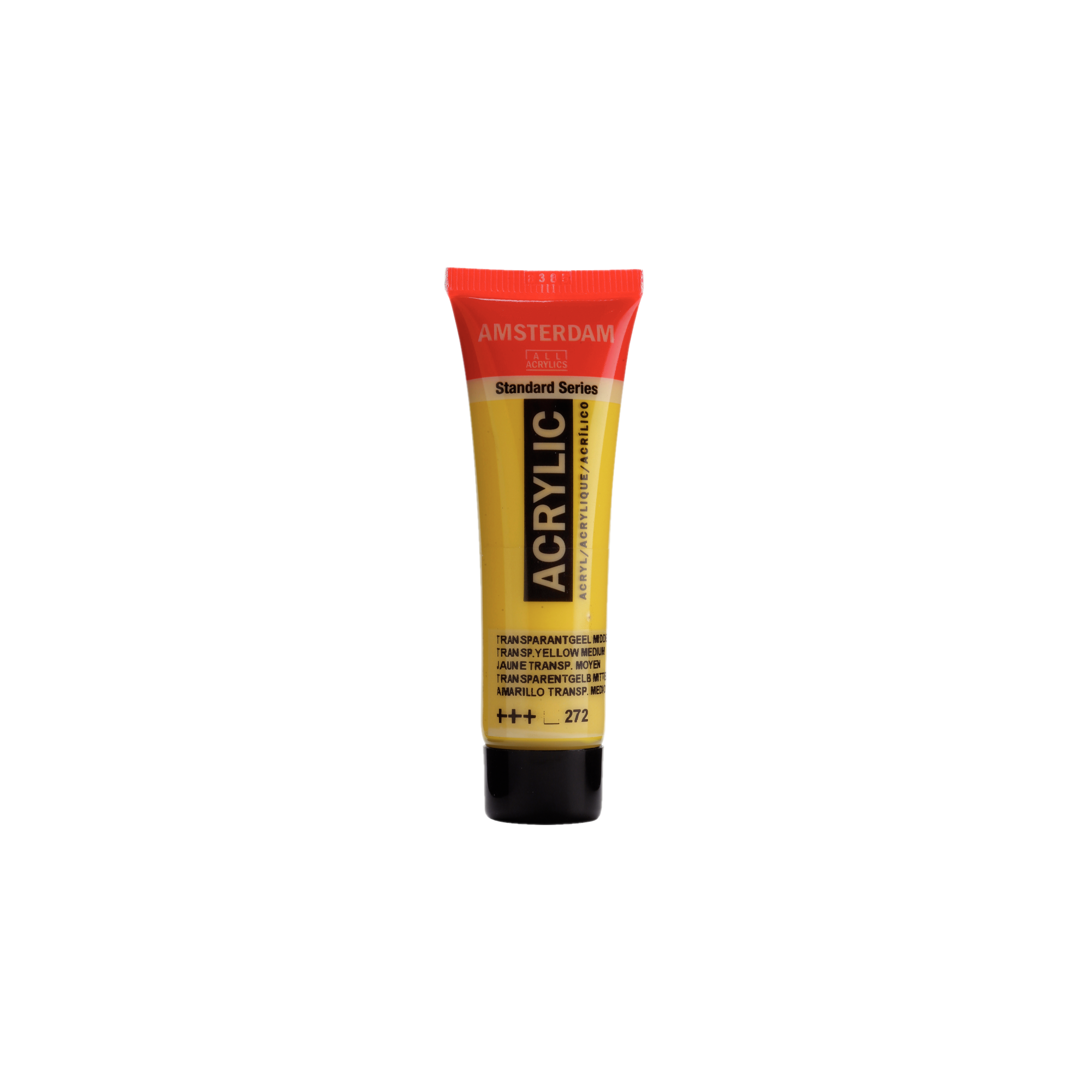 Verf - Acryl - 272 - Transparant geel middel - Amsterdam - 20ml
