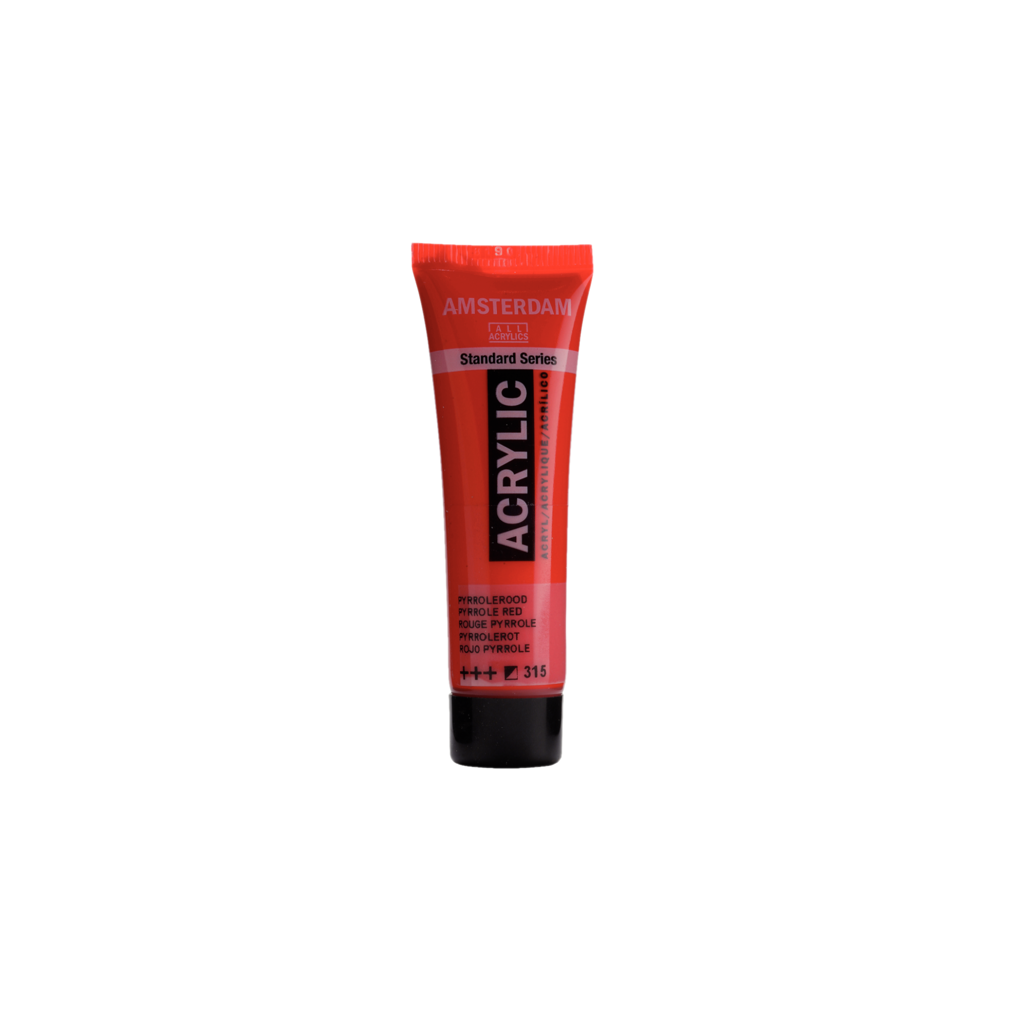 Verf - Acryl - 315 - Pyrrole rood - Amsterdam - 20ml