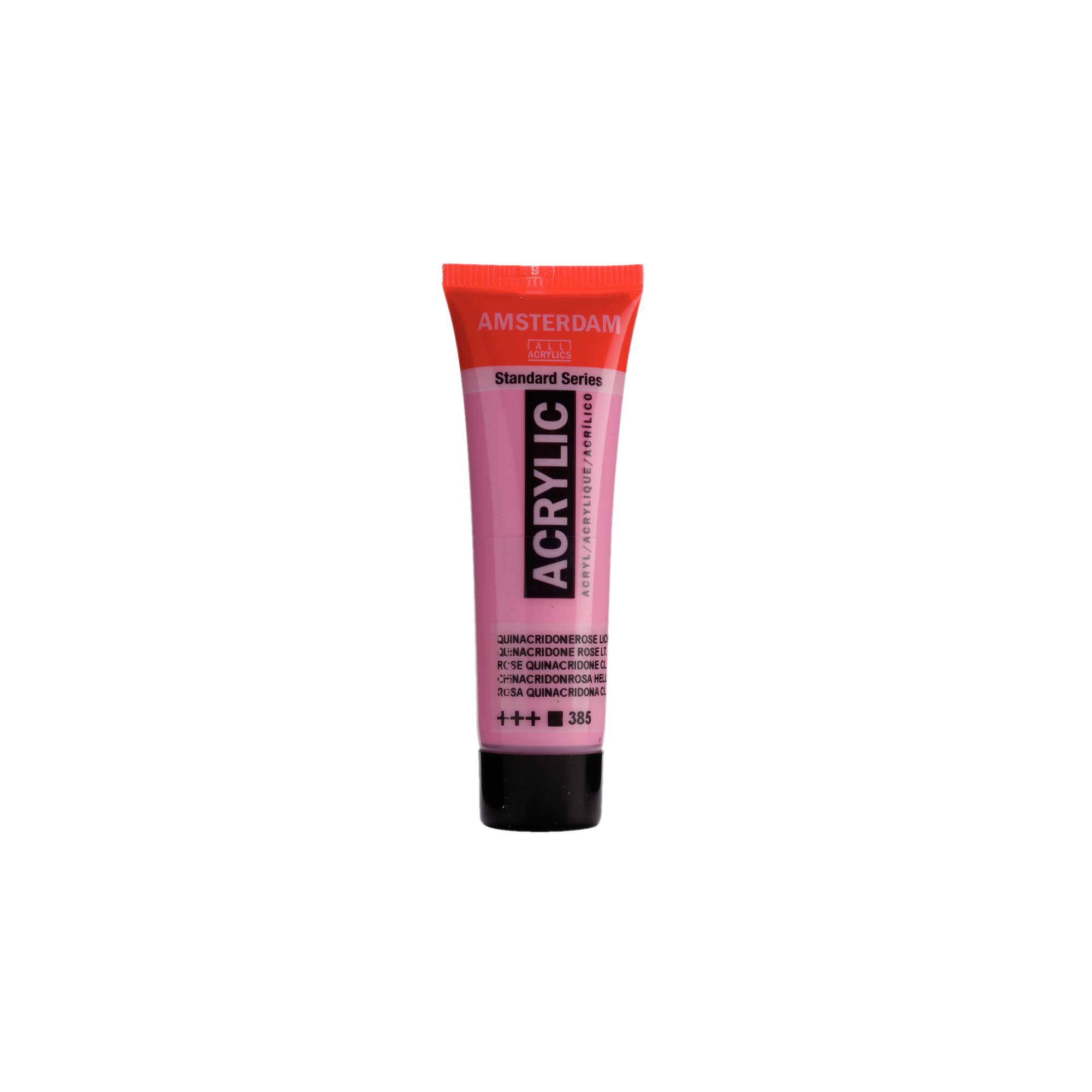 Verf - Acryl - 385 - Quinacridone roze licht - Amsterdam - 20ml