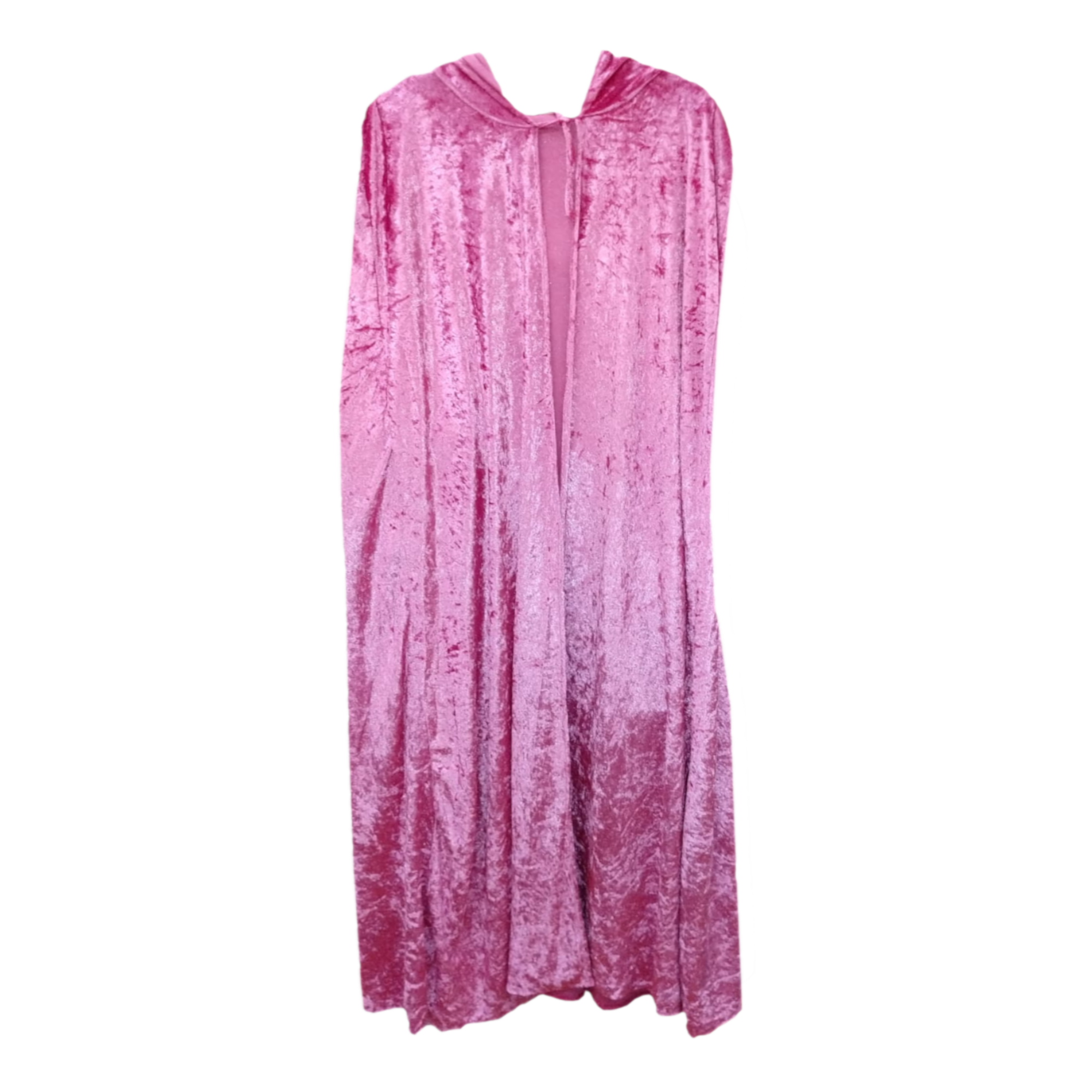 Cape - Incl. capuchon - Velours - Roze