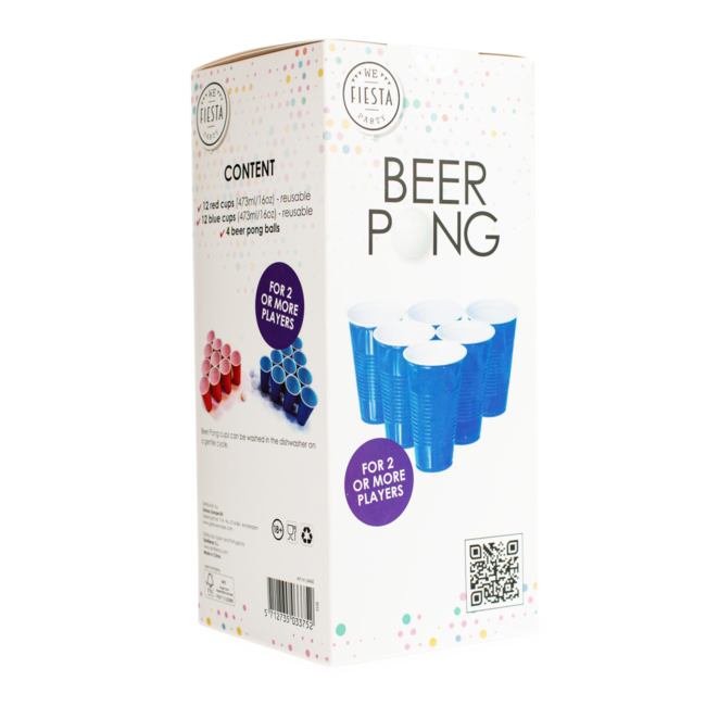 Globos Spel - Bierpong - 4 ballen - 24 bekers