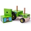 BigJigs Stapelfiguur - Tractor - Hout - 12x17x10cm