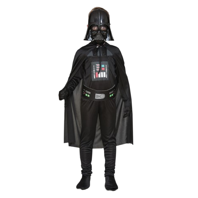 Haza-Witbaard Darth vader - Kostuum - Met cape - mt.140/152