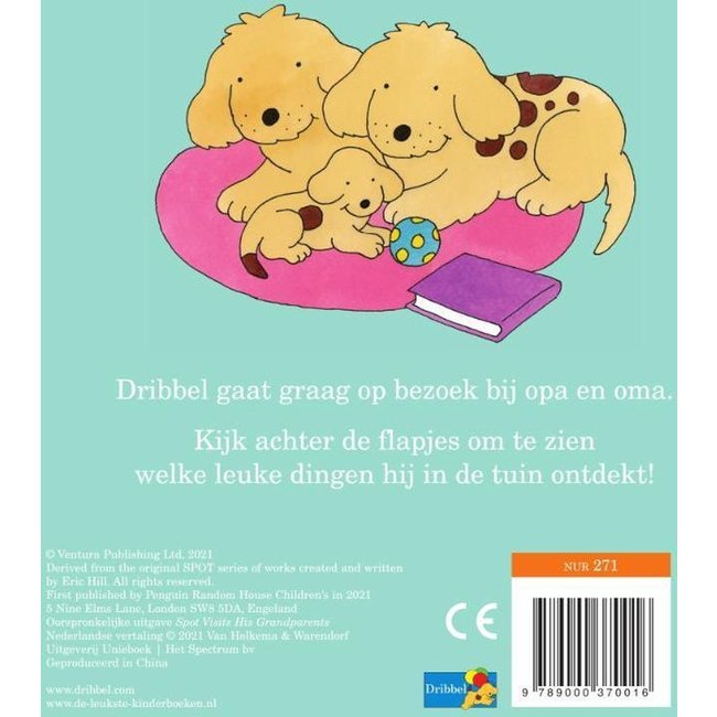 Harlekijn Boek - Flapjesboek - Dribbel bij opa en oma