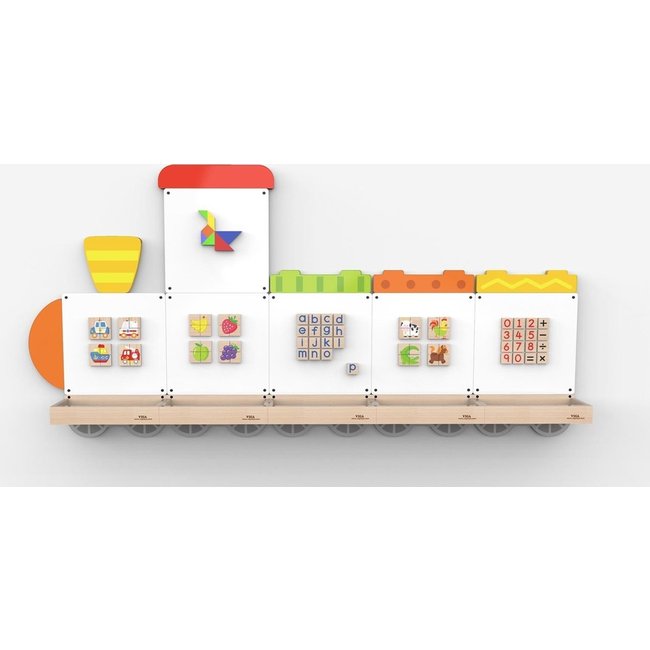 Letters - Hoofdletters - Magnetisch - Hout - 40dlg.