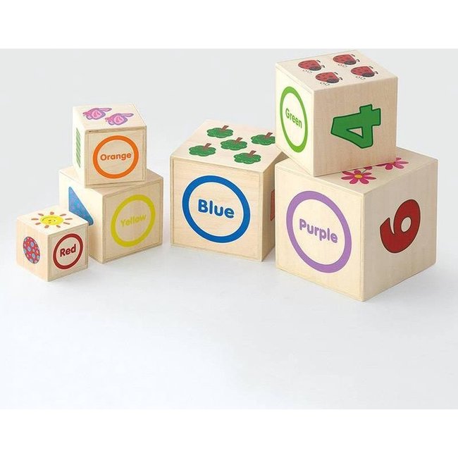 Stapeltoren - Naturel - 6dlg. - Hout