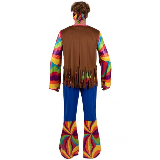 PartyXplosion Kostuum - Hippie - 3dlg. - mt.50