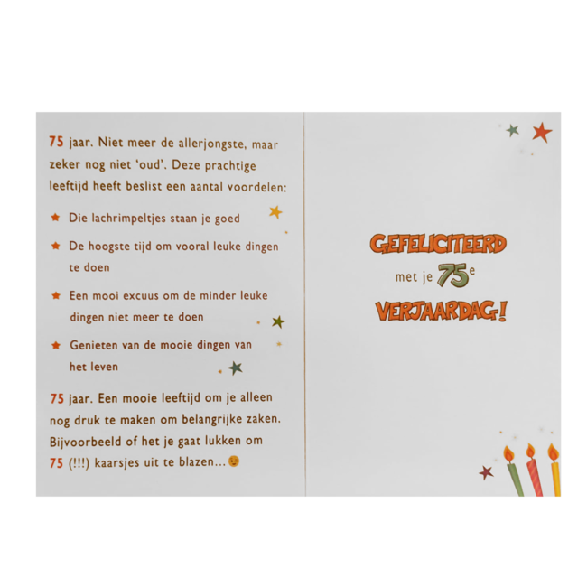 Artige Kaart - That funny age - 75 jaar - TFA094