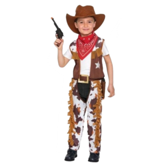 Haza-Witbaard Kostuum - Cowboy - 4dlg. - mt.92-104