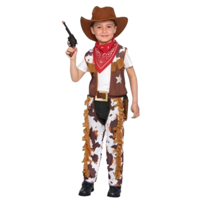 Haza-Witbaard Cowboy - Kostuum - 4dlg. - mt.92-104