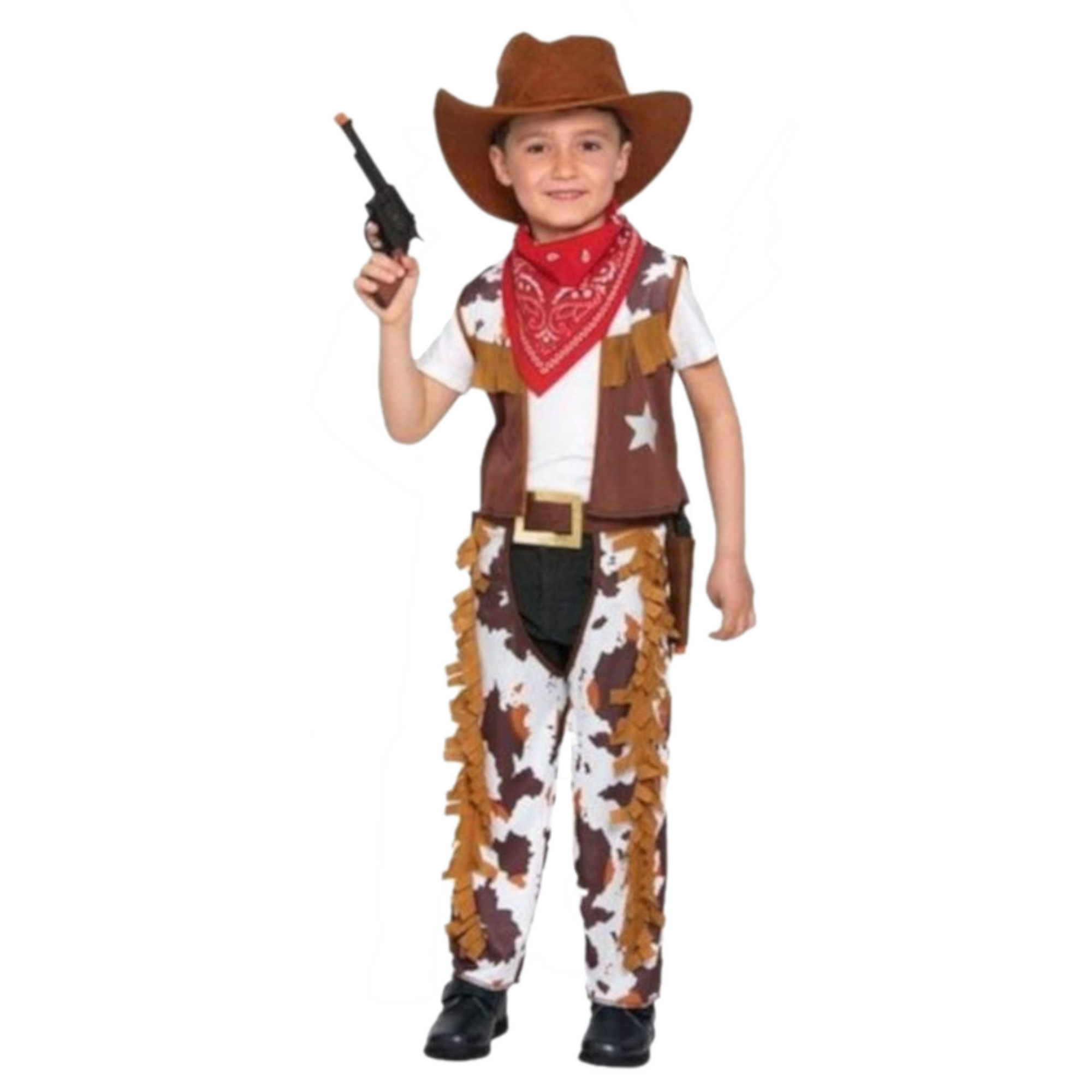 Kostuum - Cowboy - 4dlg. - mt.92-104