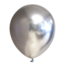 Globos Ballonnen - Zilver - Metallic - Mirror - 30cm - 10st.