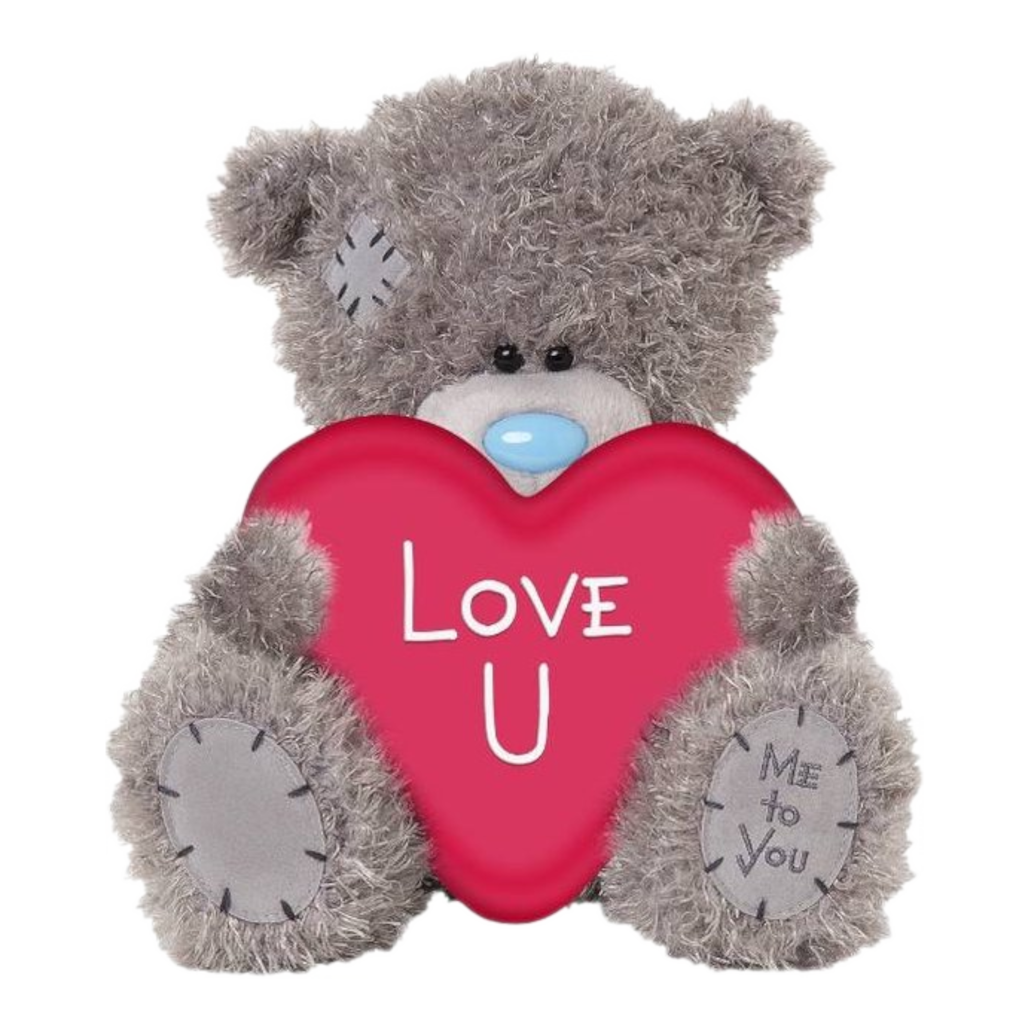 Knuffel - Beer - Love u - Hart - 24cm