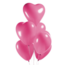 Fiesta Ballonnen - Hart - Roze - 30cm - 6st.