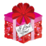 Globos Folieballon - Love - Cadeautje - 45cm - Zonder vulling