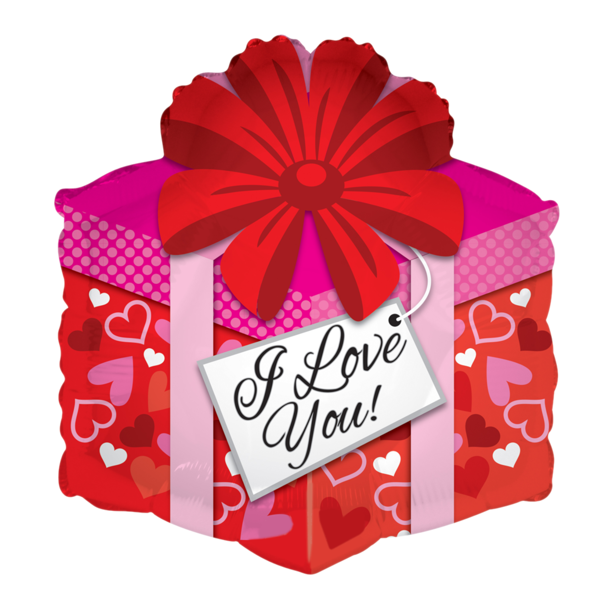 Folieballon - Love - Cadeautje - 45cm - Zonder vulling