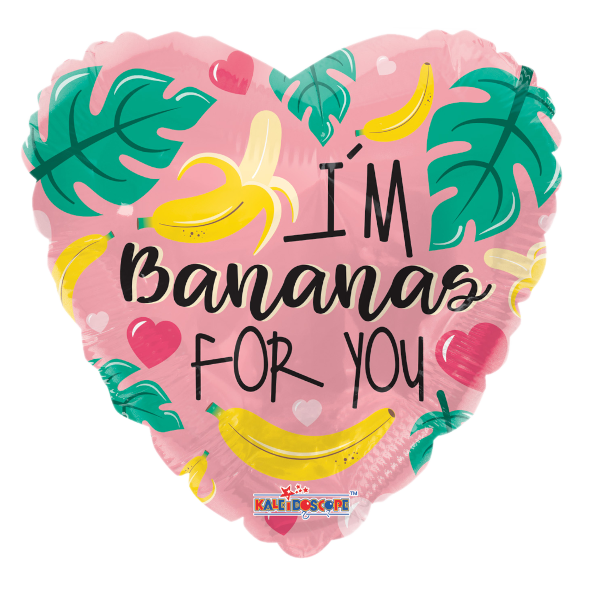 Folieballon - I'm bananas for you - 45cm - Zonder vulling