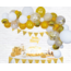 Fiesta Ballon decoratie set - Goud - 71dlg.