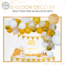 Fiesta Ballon decoratie set - Goud - 71dlg.