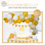Globos Ballon decoratie set - Goud - 71dlg.