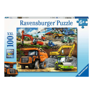 Ravensburger Puzzel - Bouwvoertuigen - 100st. XXL