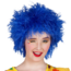 Boland Pruik - Blauw - Clown Frizzy