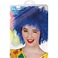 Boland Pruik - Blauw - Clown Frizzy