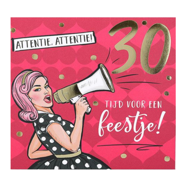 Depesche Kaart - Pop-up, licht & muziek - 30, tijd voor een feestje - 003A.