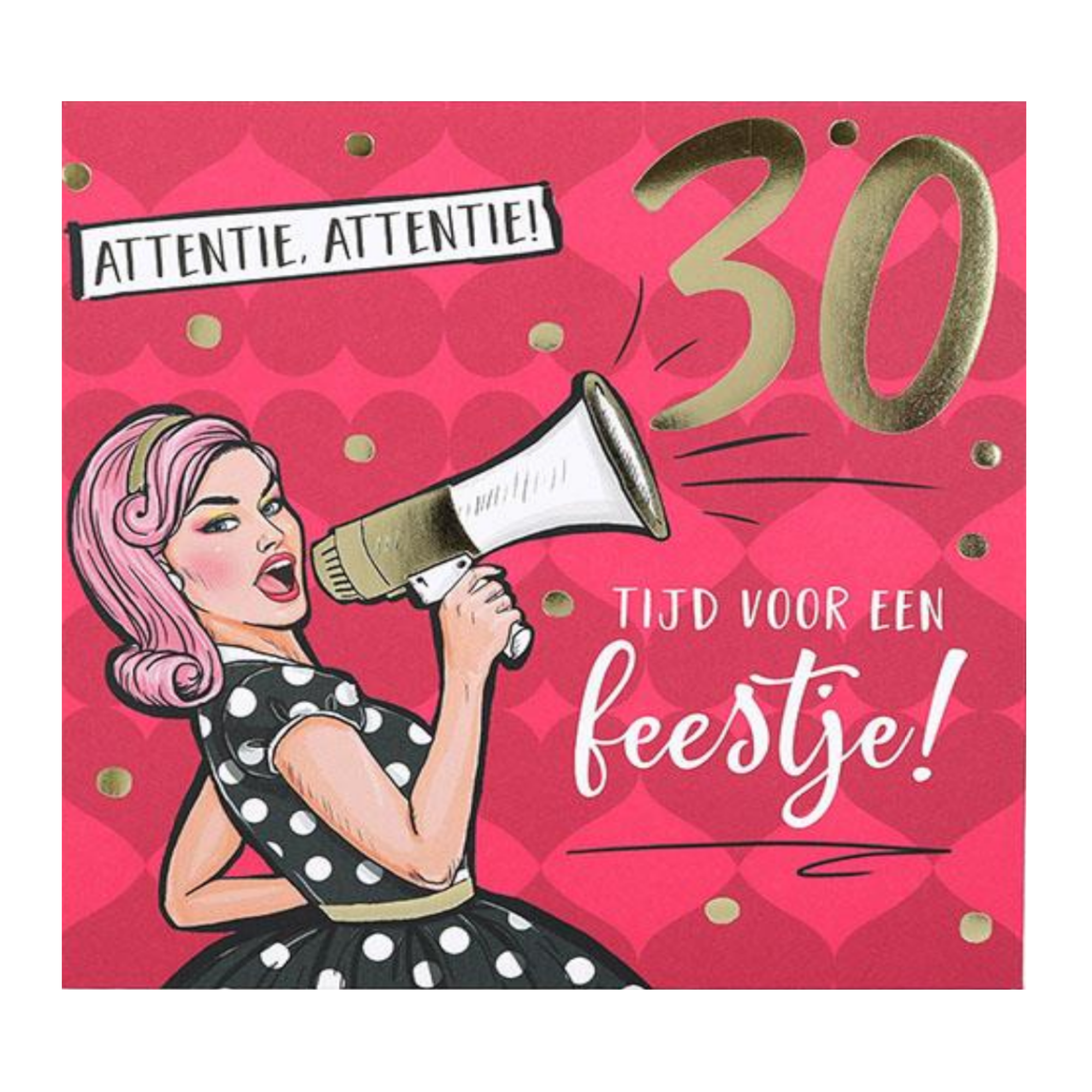 Kaart - Pop-up, licht & muziek - 30, tijd voor een feestje - 003A.