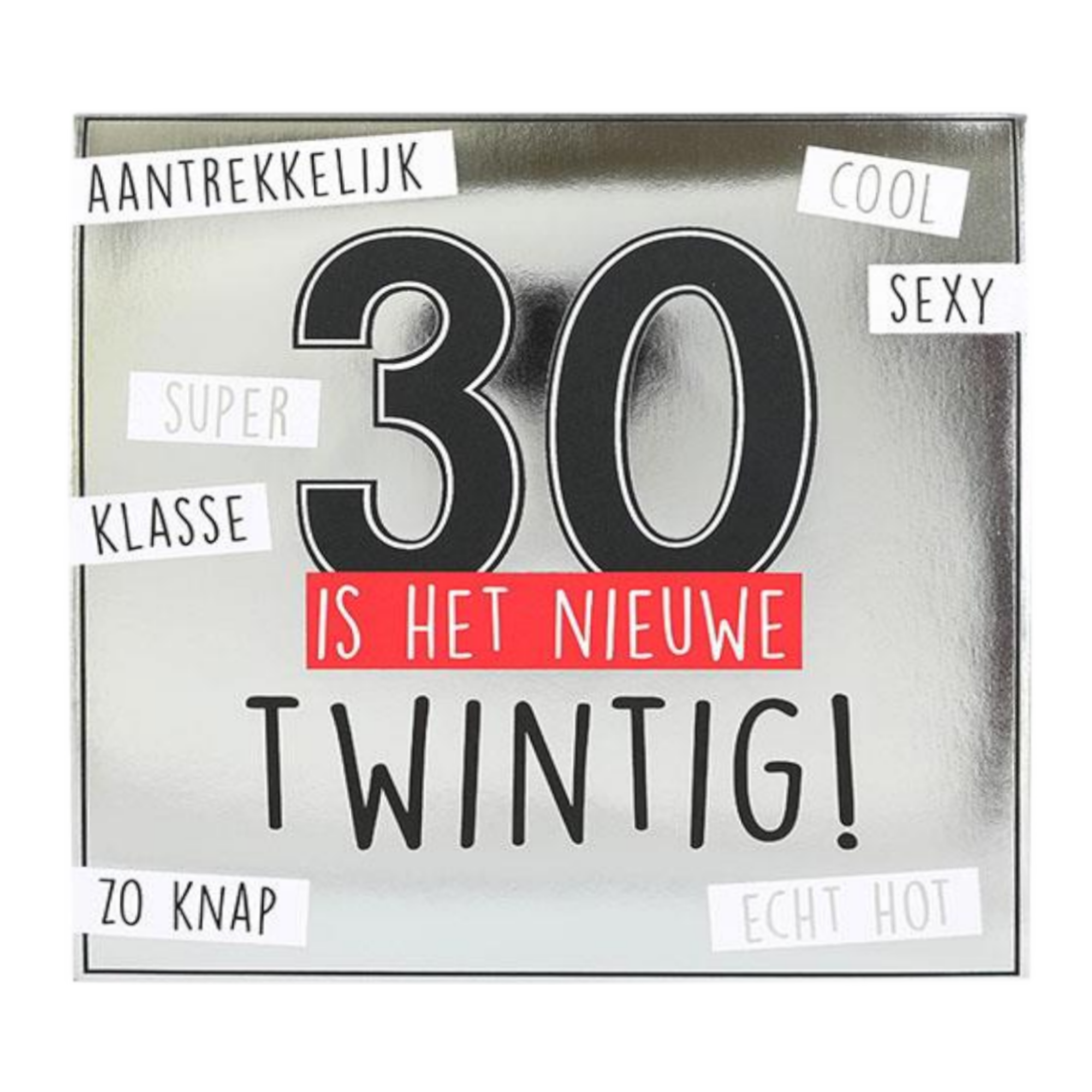 Kaart - Pop-up, licht & muziek - 30 is het nieuwe twintig! - 004A.