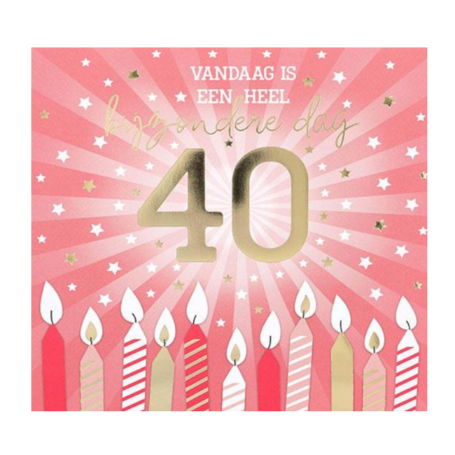 Depesche Kaart - Pop-up, licht & muziek - 40, bijzondere dag - 005A.