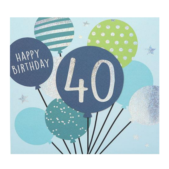 Depesche Kaart - Pop-up, licht & muziek - 40, happy Birthday - 006A.