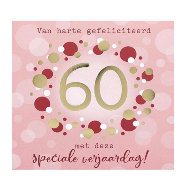 Depesche Kaart - Pop-up, licht & muziek - 60, speciale verjaardag - 009A.