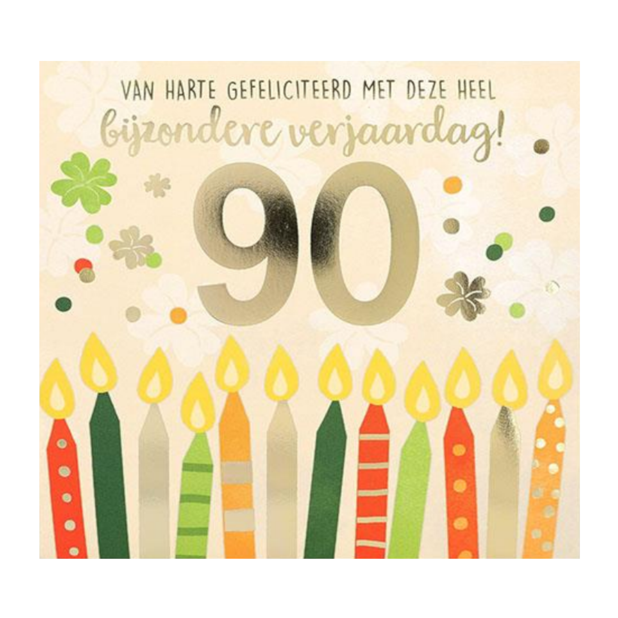 Kaart - Pop-up, licht & muziek - Bijzondere verjaardag, 90 - 013A
