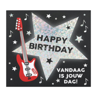 Depesche Kaart - Pop-up, licht & muziek - Happy birthday, vandaag is jouw dag - 017A
