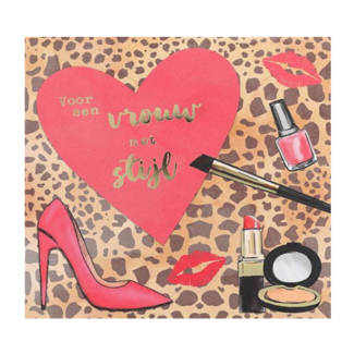 Depesche Kaart - Pop-up, licht & muziek - Voor een vrouw met stijl - 018A.