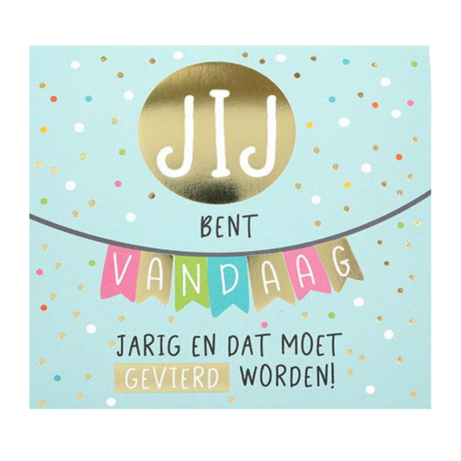 Depesche Kaart - Pop-up, licht & muziek - Jij bent vandaag jarig - 019A