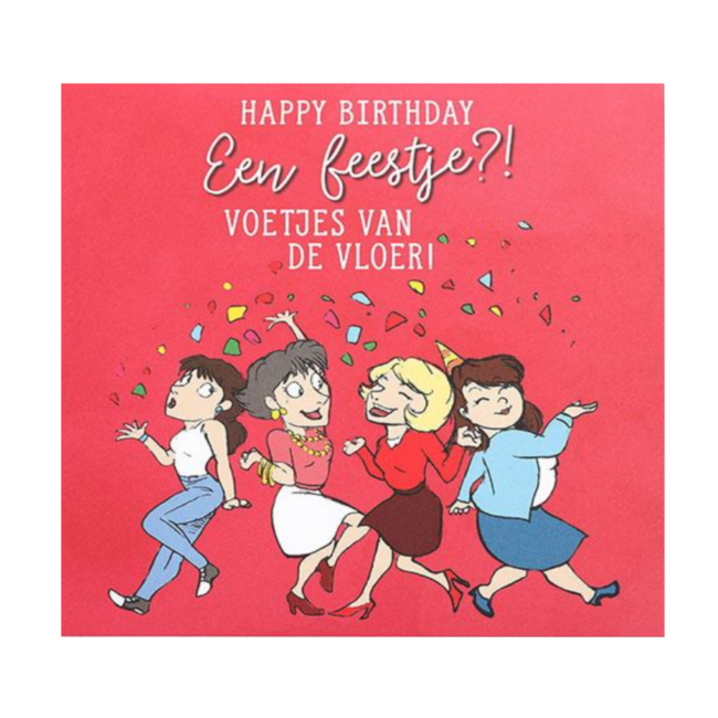 Depesche Kaart - Pop-up, licht & muziek - Happy Birthday, voetjes van de vloer - 021A.