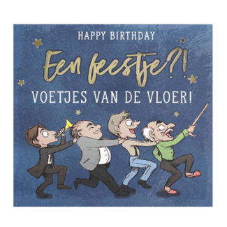 Depesche Kaart - Pop-up, licht & muziek - Een feestje, voetjes van de vloer - 024A