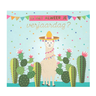 Depesche Kaart - Pop-up, licht & muziek - Is het alweer je verjaardag? - 025A.