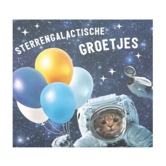 Depesche Kaart - Pop-up, licht & muziek - Sterrengalactische groetjes - 027A.