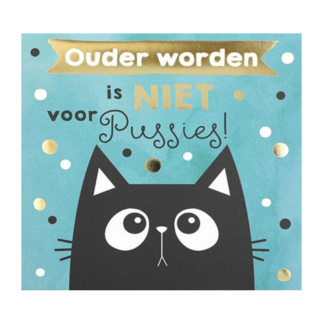 Depesche Kaart - Pop-up, licht & muziek - Ouder worden is niet voor pussies! - 035A.