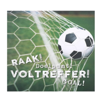 Depesche Kaart - Pop-up, licht & muziek - Raak! Doelpunt! Voltreffer! Goal! - 036A