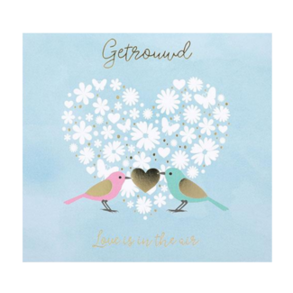 Depesche Kaart - Pop-up, licht & muziek - Getrouwd, love is in the air - 043A.