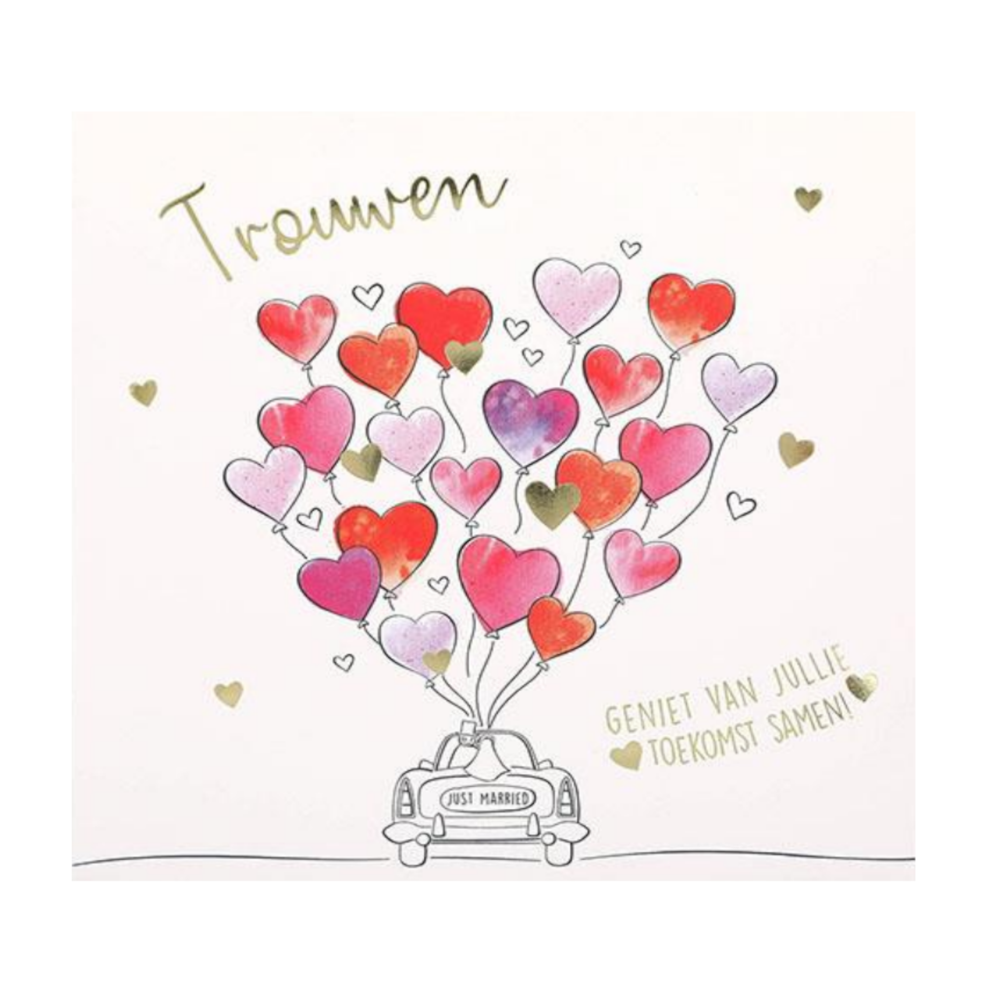 Kaart - Pop-up, licht & muziek - Trouwen, geniet van jullie toekomst samen! - 044A.