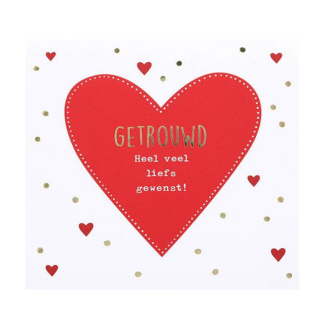 Depesche Kaart - Pop-up, licht & muziek - Getrouwd, heel veel liefs gewenst! - 046A.