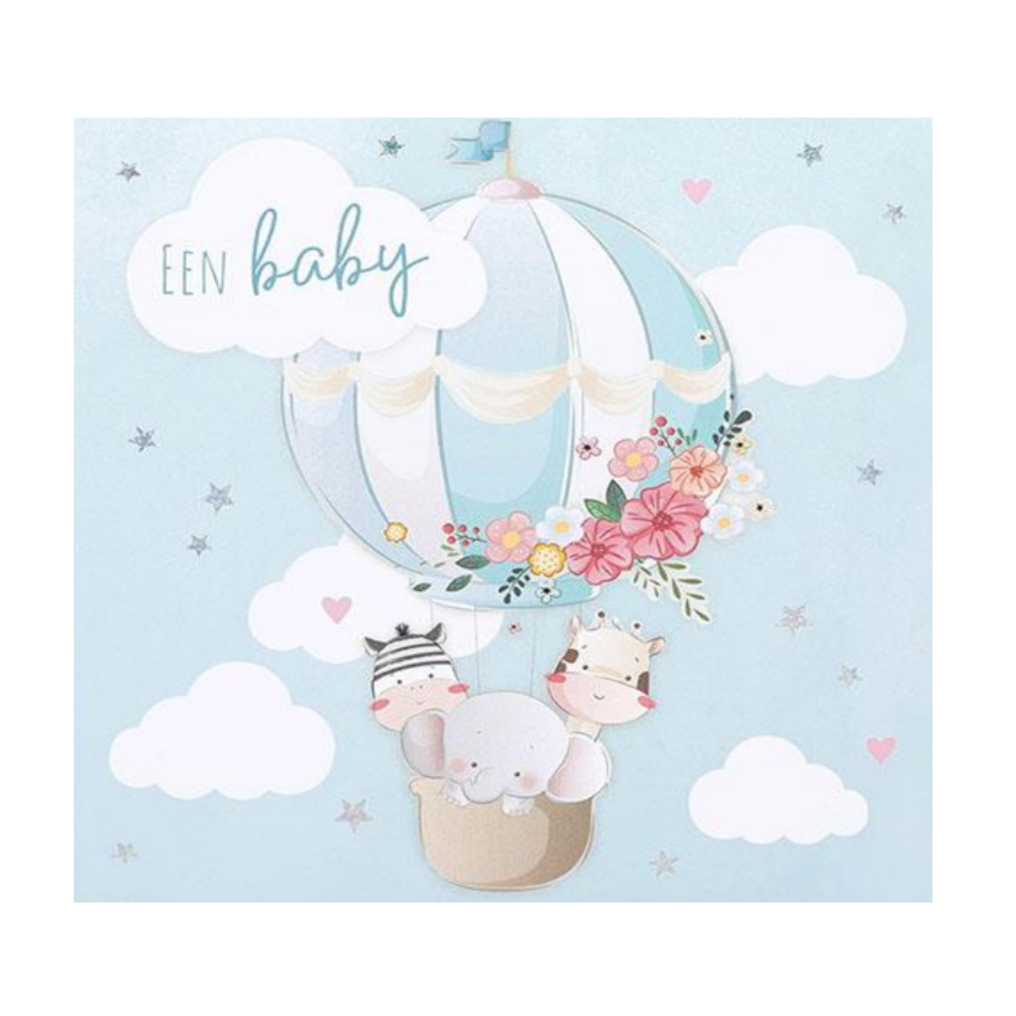 Kaart - Pop-up, licht & muziek - Een baby - 048A