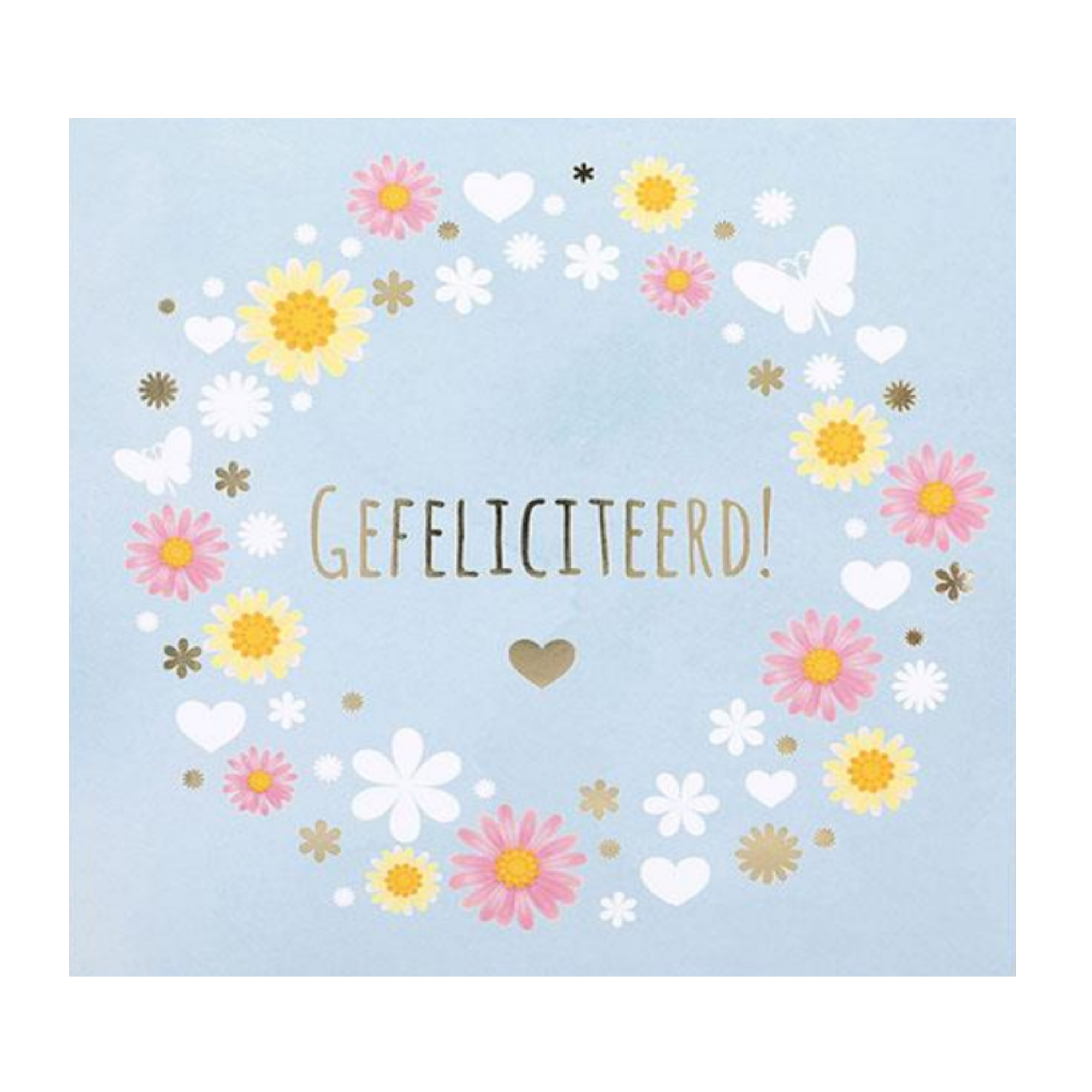 Kaart - Pop-up, licht & muziek - Gefeliciteerd, bloemen - 050A
